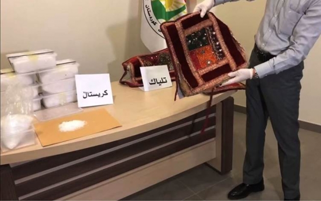 لە هەولێر دەستبەسەر نزیكەی 10 كیلۆ ماددەی هۆشبەردا گیرا